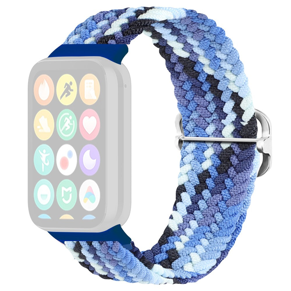 Stylish Xiaomi Redmi Watch 4 Nylon Strap - Blue#serie_14