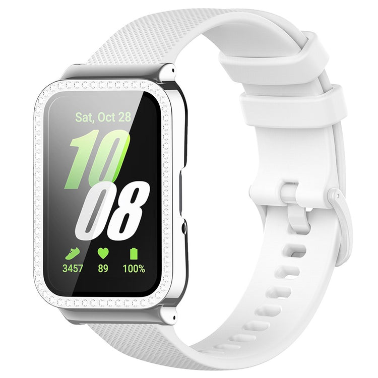 Very Beautiful Samsung Galaxy Fit 3 Silicone Strap - White#serie_3