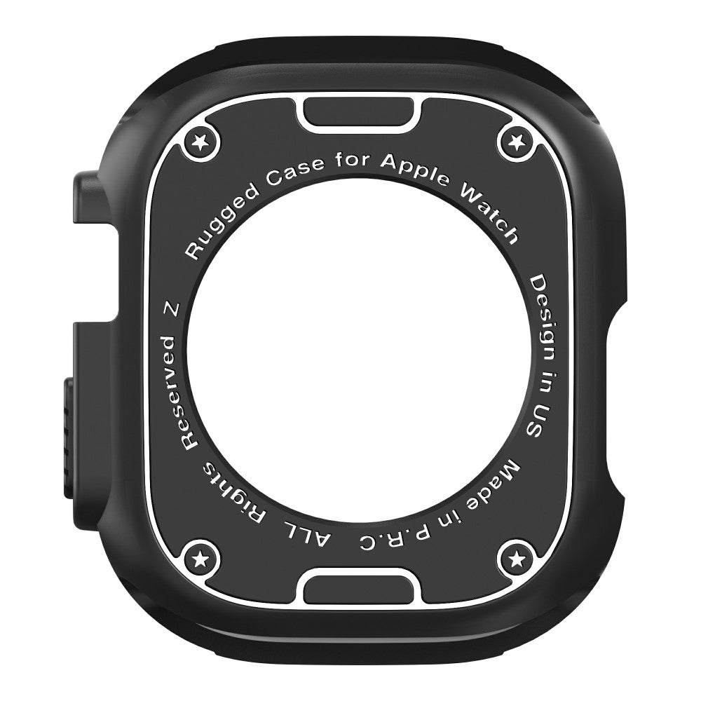 Comfortable Apple Watch Ultra Silicone Strap - Black#serie_4