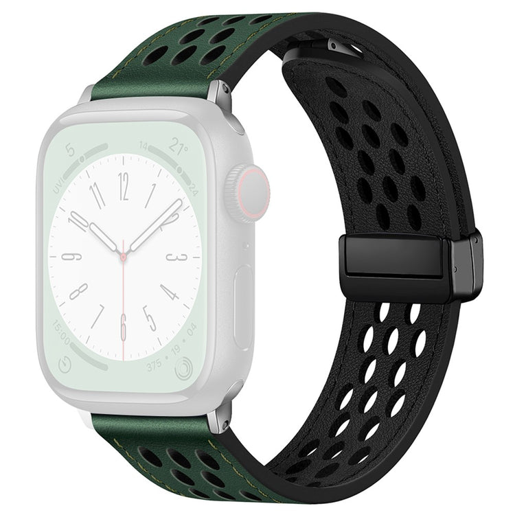 Mega Fantastic Apple Smartwatch Pu Leather Universel Strap - Green#serie_4