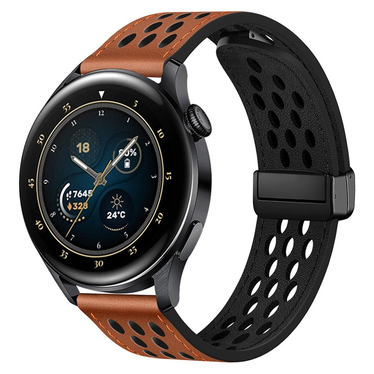 Absolutely Stylish Smartwatch Pu Leather Universel Strap - Brown#serie_5