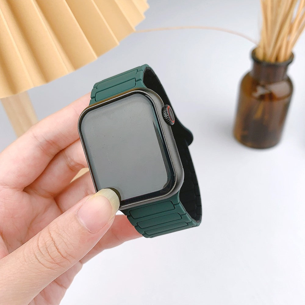 Incredibly Tough Apple Smartwatch Silicone Universel Strap - Green#serie_9