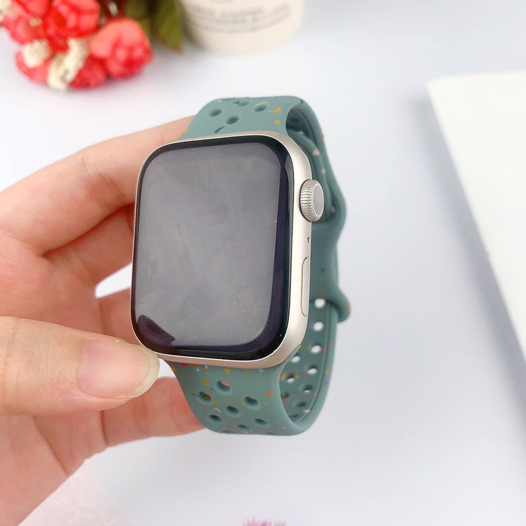 Incredibly Neat Apple Smartwatch Silicone Universel Strap - Green#serie_10