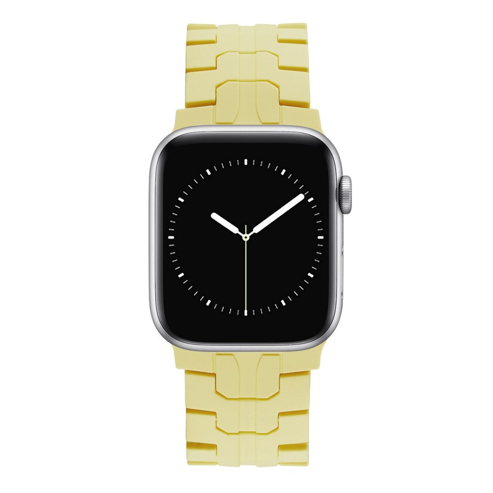 Super Agreeable Apple Smartwatch Silicone Universel Strap - Yellow#serie_1