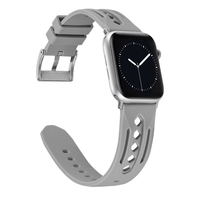 Durable Apple Smartwatch Silicone Universel Strap - Silver#serie_8