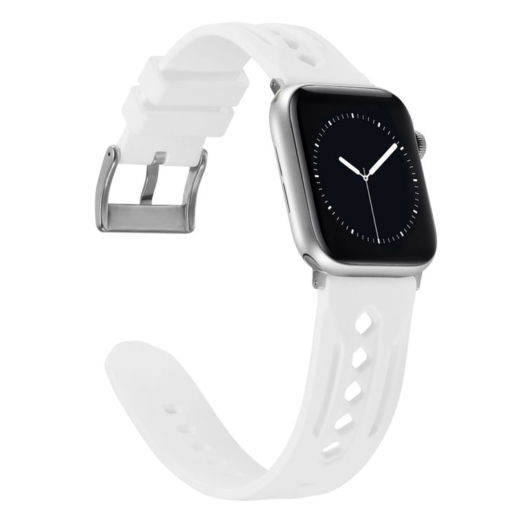 Durable Apple Smartwatch Silicone Universel Strap - White#serie_12