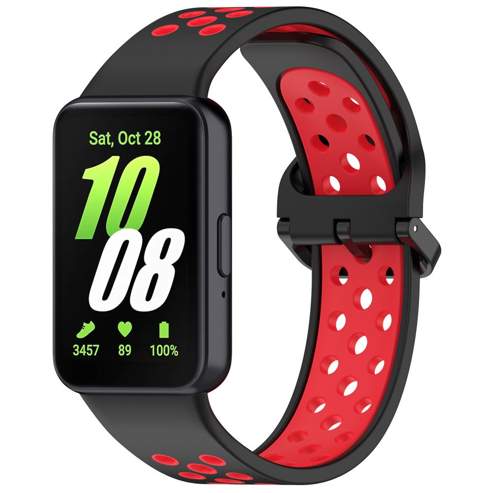 Super Stylish Samsung Galaxy Fit 3 Silicone Strap - Red#serie_1