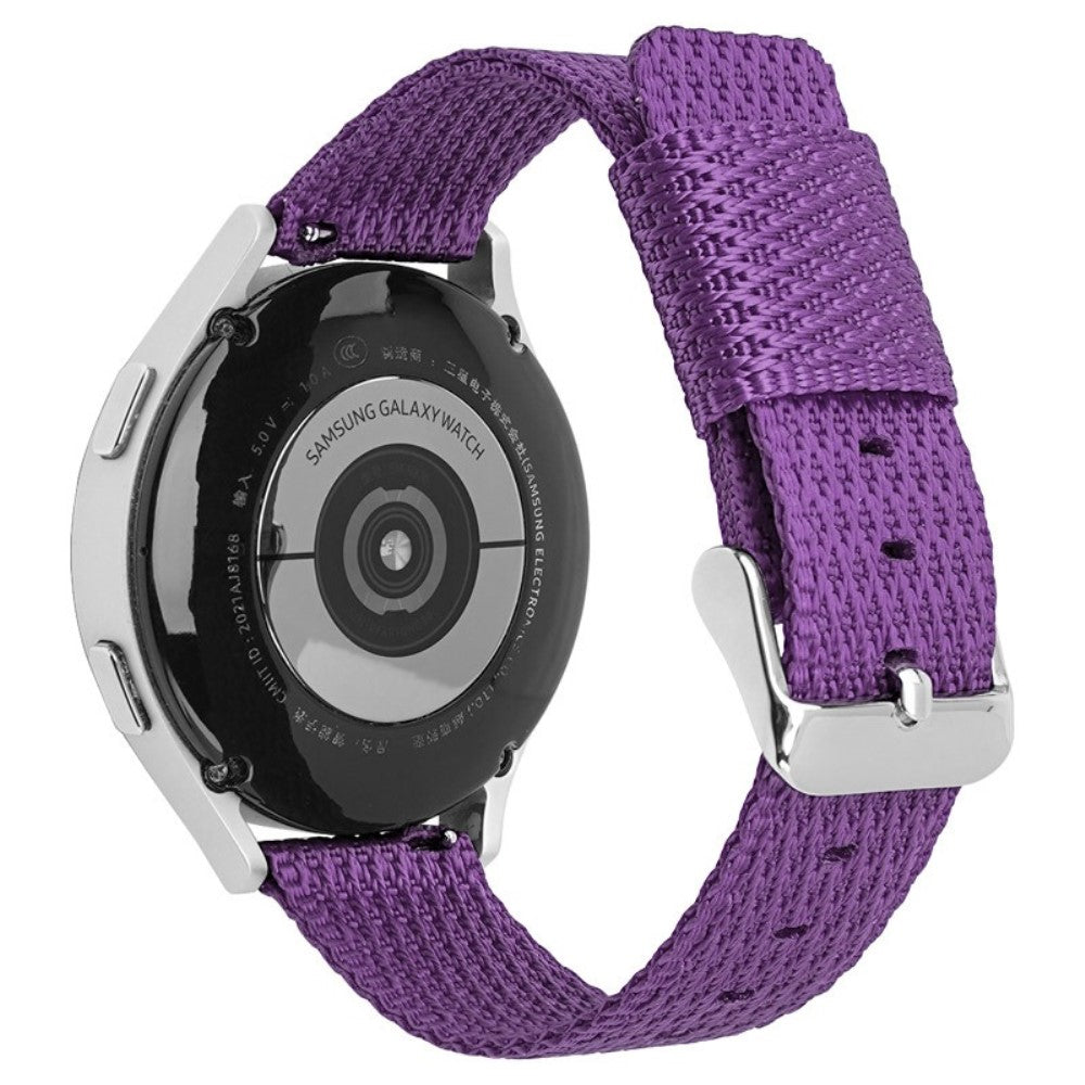 Huawei Watch GT 3 42mm / Watch GT 3 Pro 43mm Wrist Strap 20mm Texture Nylon Watch Strap - Purple / Grid#serie_4