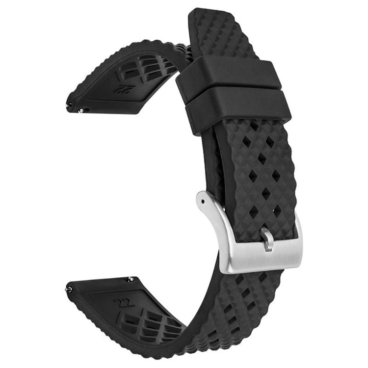 Mega Strong Smartwatch Silicone Universel Strap - Black#serie_1