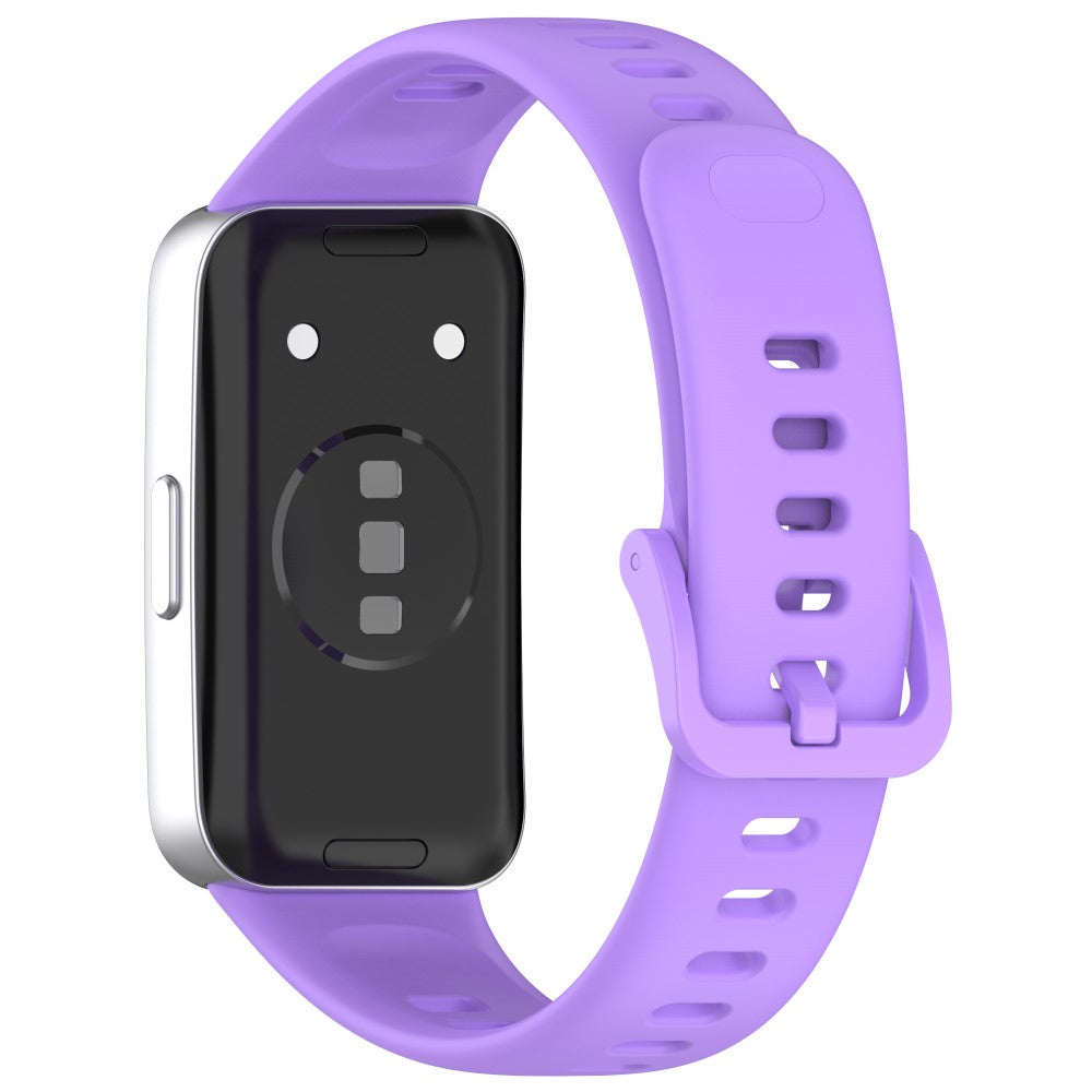 Huawei band 8 / 8 NFC / 9 / 9 NFC Glossy Silicone Watch Strap Replacement Watchband  - Purple#serie_16