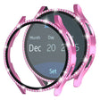 Mega Flot Cover med Skærmbeskytter i Glas og Rhinsten passer til Samsung Galaxy Watch 7 40mm