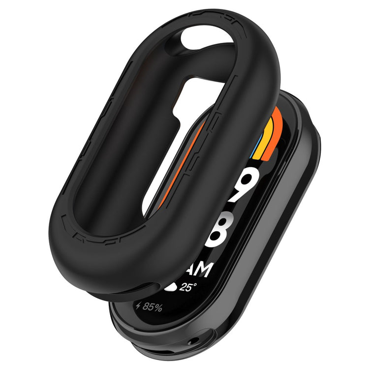 Xiaomi Mi Band 9 / 9 NFC Silicone Watch Case Anti-collision Protection Frame - Black#serie_5