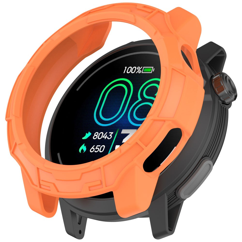 Coros Pace Pro Soft Flexible Watch Case Hollow Shockproof Bumper Frame Cover - Orange#serie_1