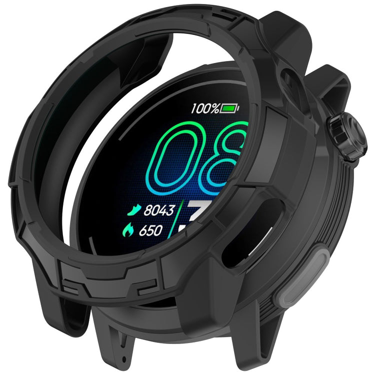 Coros Pace Pro Soft Flexible Watch Case Hollow Shockproof Bumper Frame Cover - Black#serie_3