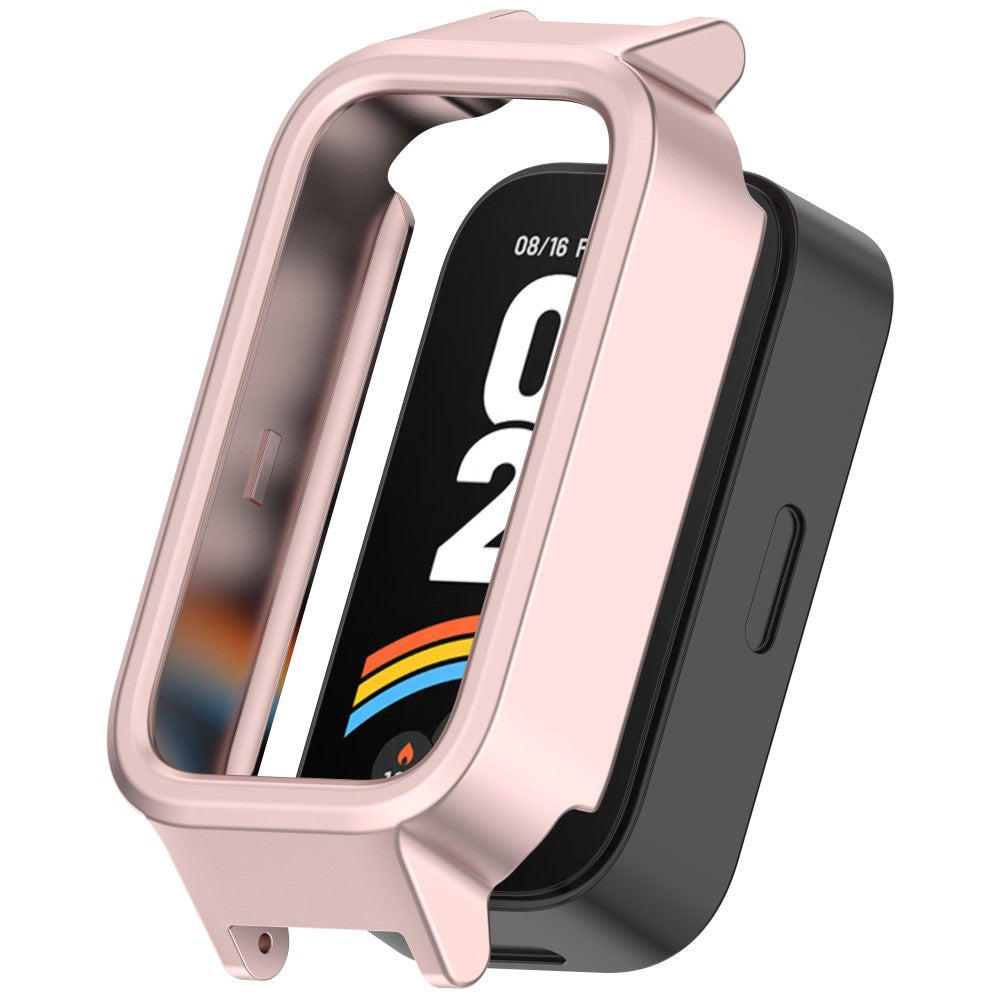 Xiaomi Smart Band 9 Active / Redmi Band 3 Watch Case Semi-Enclosed Hollow Bump Resistant Cover - Matte Pink#serie_4
