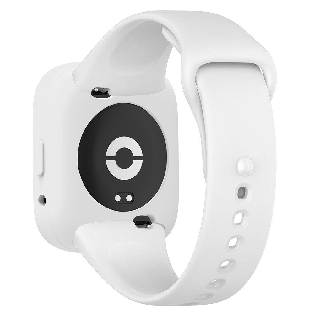 Beskyttende Silikone Universal Bumper passer til Xiaomi Redmi Watch 3 Active / Xiaomi Mi Watch Lite 3 - Hvid#serie_2