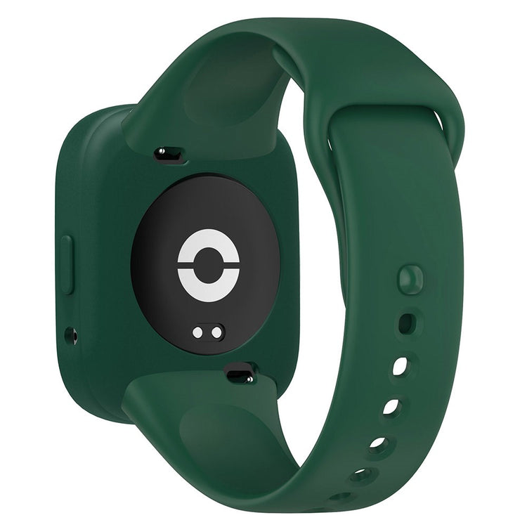 Beskyttende Silikone Universal Bumper passer til Xiaomi Redmi Watch 3 Active / Xiaomi Mi Watch Lite 3 - Grøn#serie_7