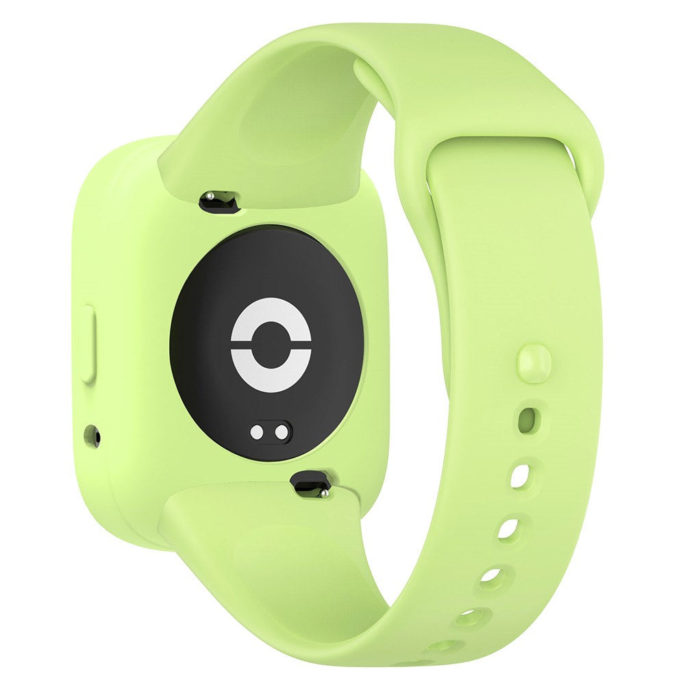 Beskyttende Silikone Universal Bumper passer til Xiaomi Redmi Watch 3 Active / Xiaomi Mi Watch Lite 3 - Grøn#serie_12