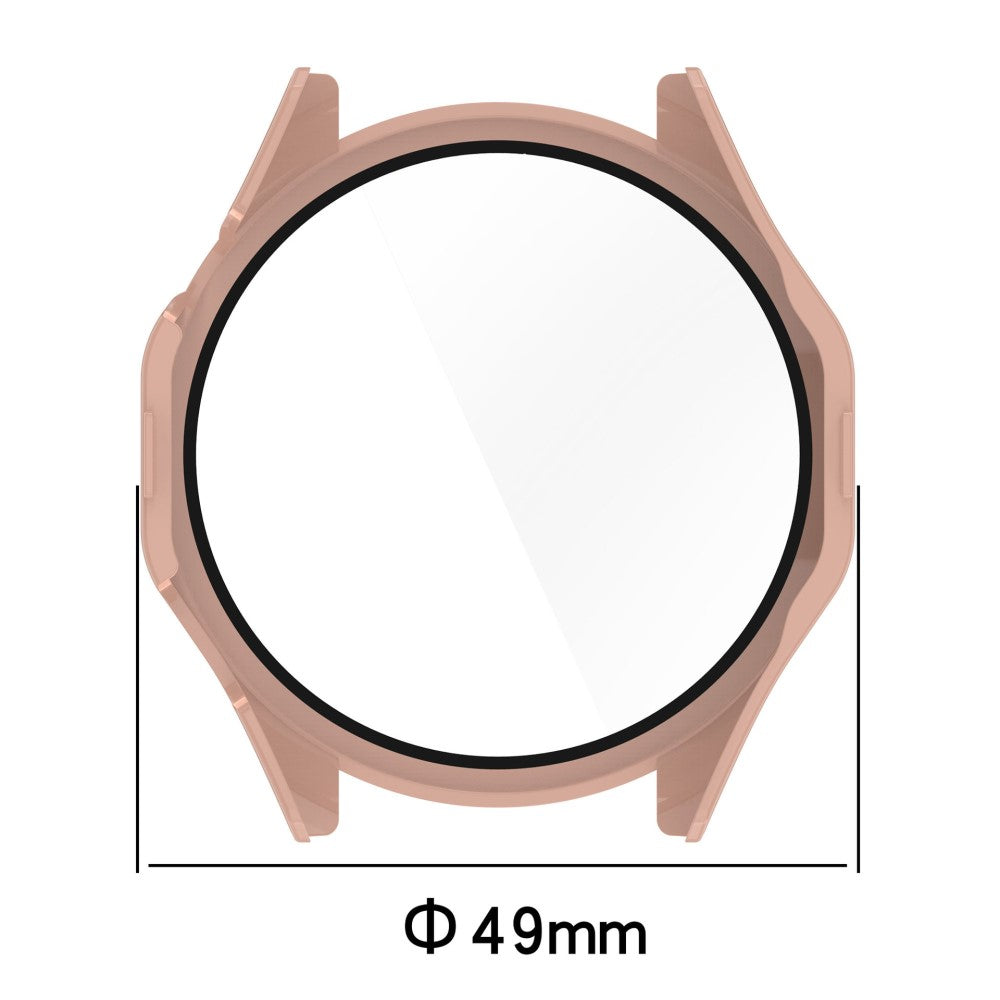 Meget Godt Cover med Skærmbeskytter i Silikone og Glas passer til Huawei Watch GT 4 46mm - Blå#serie_3