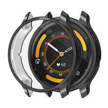 Meget Flot Cover med Skærmbeskytter i Silikone passer til Garmin Venu 3S - Sort#serie_2