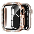 Fint Universal Cover med Skærmbeskytter i Rhinsten og Glas passer til Apple Smartwatch