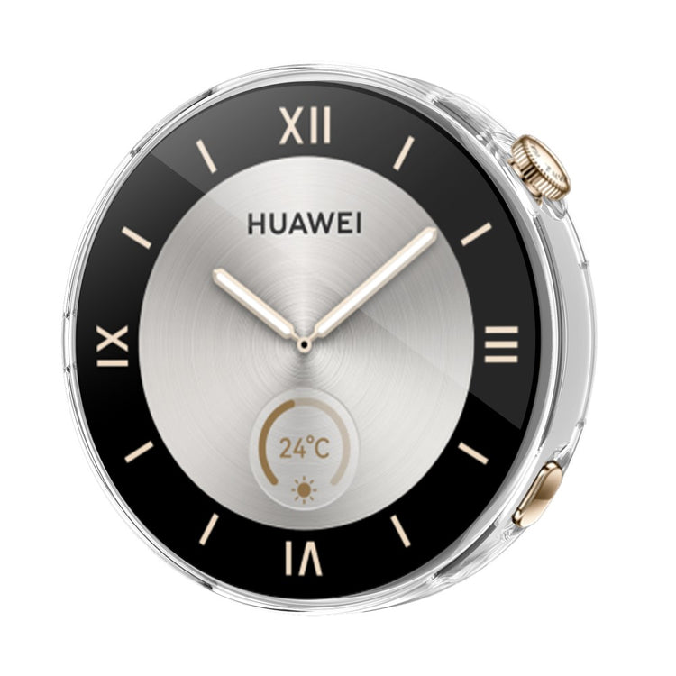 Super Fed Silikone Cover passer til Huawei Watch GT 4 41mm - Gennemsigtig#serie_010