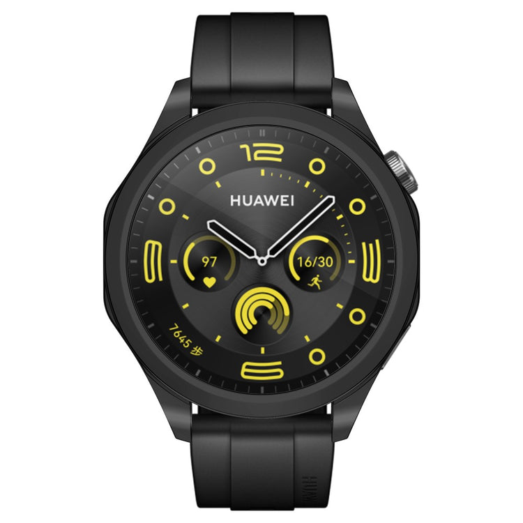 Meget Fint Silikone Cover passer til Huawei Watch GT 4 46mm - Sort#serie_3