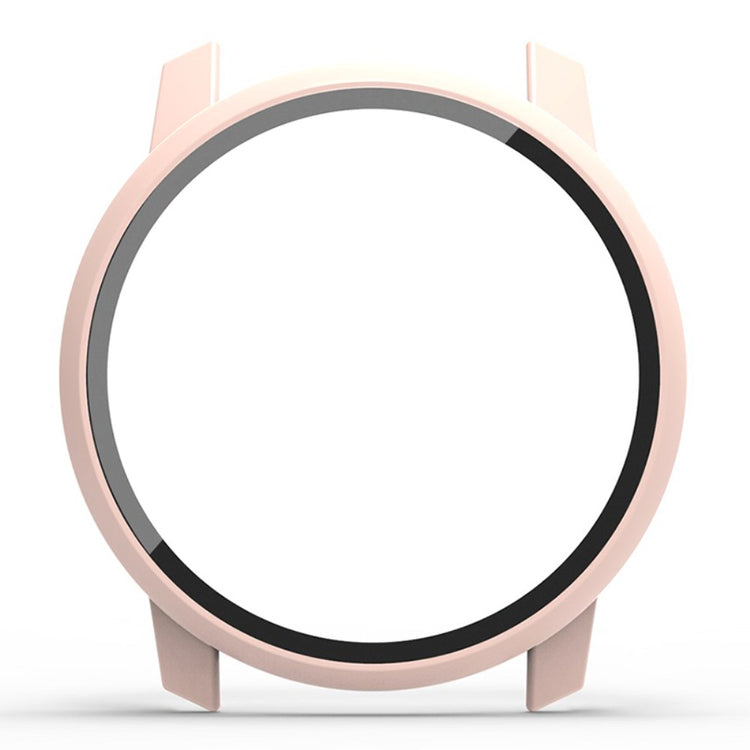 Meget Flot Cover med Skærmbeskytter i Silikone og Glas passer til Coros Pace 3 - Pink#serie_2
