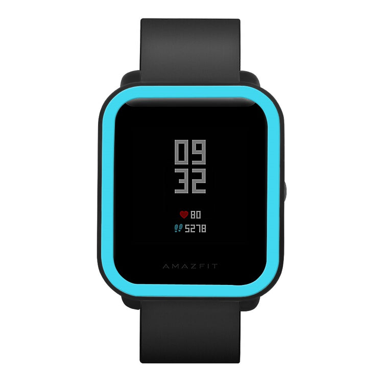 Beskyttende Silikone Universal Bumper passer til Amazfit Bip 1 / Amazfit Bip Lite - Blå#serie_3