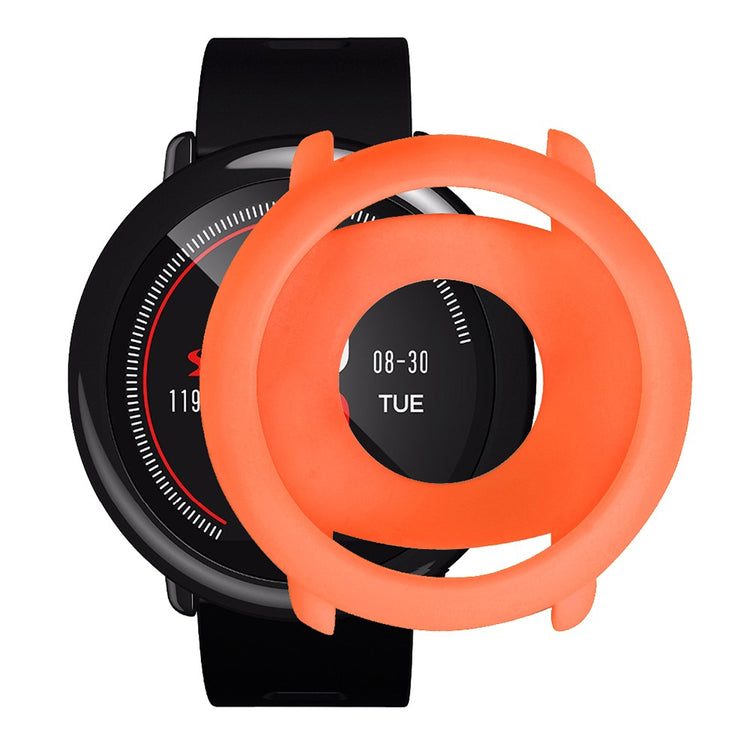 Beskyttende Silikone Bumper passer til Amazfit Pace - Orange#serie_1