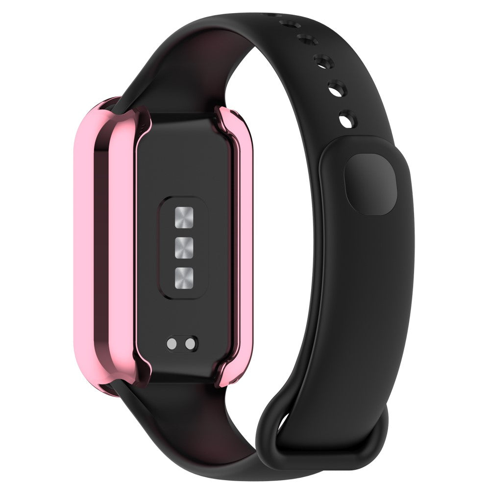 Rigtigt Fed Silikone Cover passer til Xiaomi Smart Band 8 - Pink#serie_4