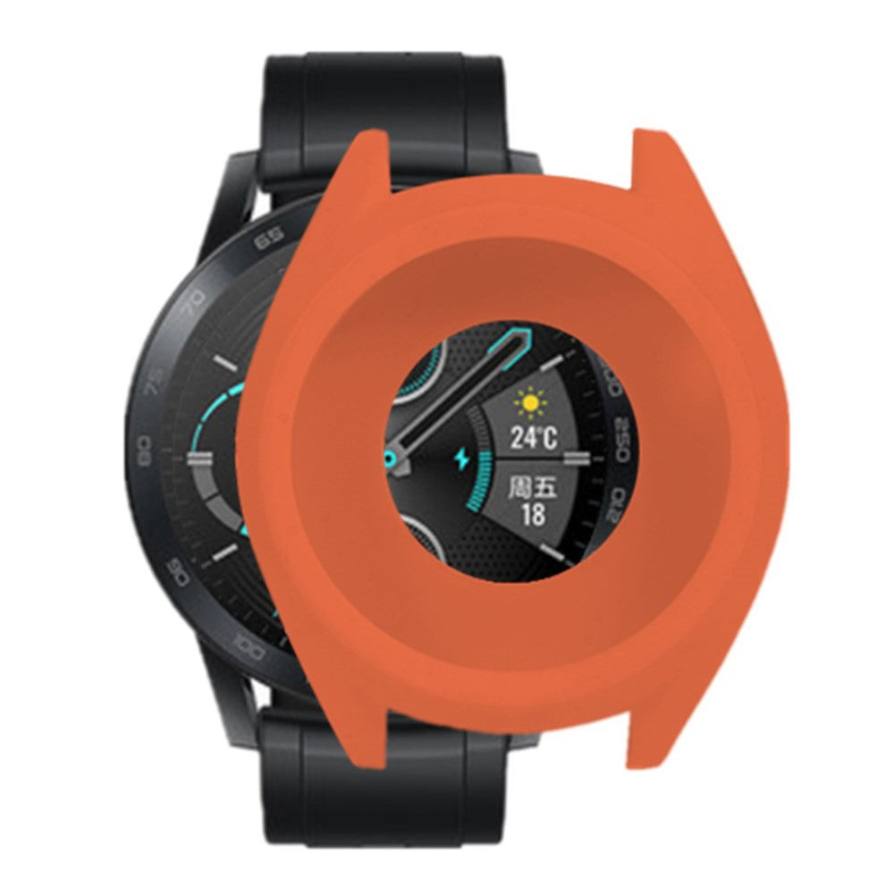 Beskyttende Silikone Universal Bumper passer til Huawei Watch GT 2 42mm / Huawei Watch GT 2 46mm - Orange#serie_4