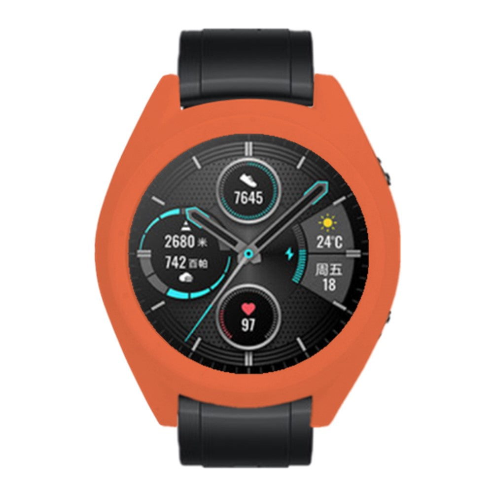 Beskyttende Silikone Universal Bumper passer til Huawei Watch GT 2 42mm / Huawei Watch GT 2 46mm - Orange#serie_4