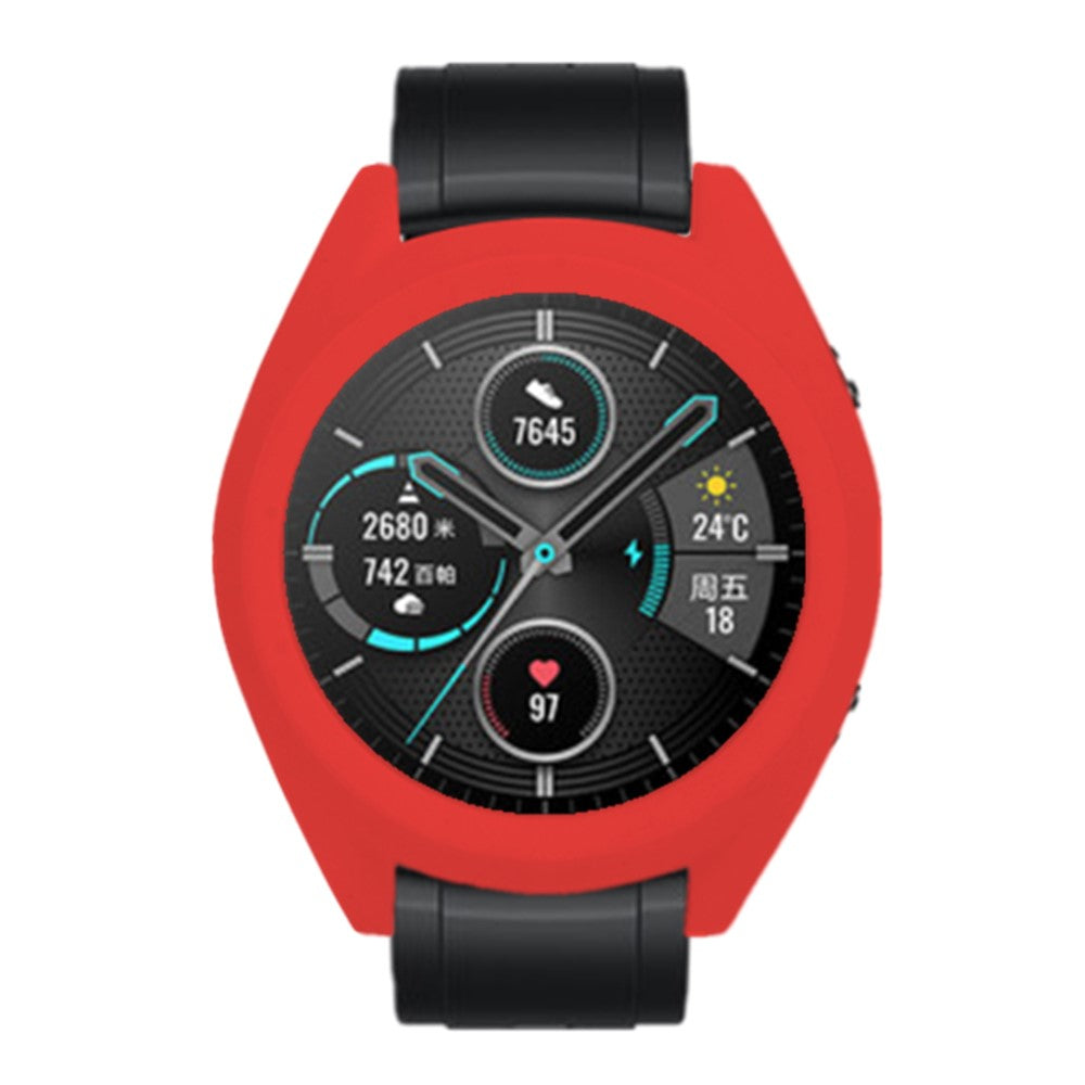 Beskyttende Silikone Universal Bumper passer til Huawei Watch GT 2 42mm / Huawei Watch GT 2 46mm - Rød#serie_5