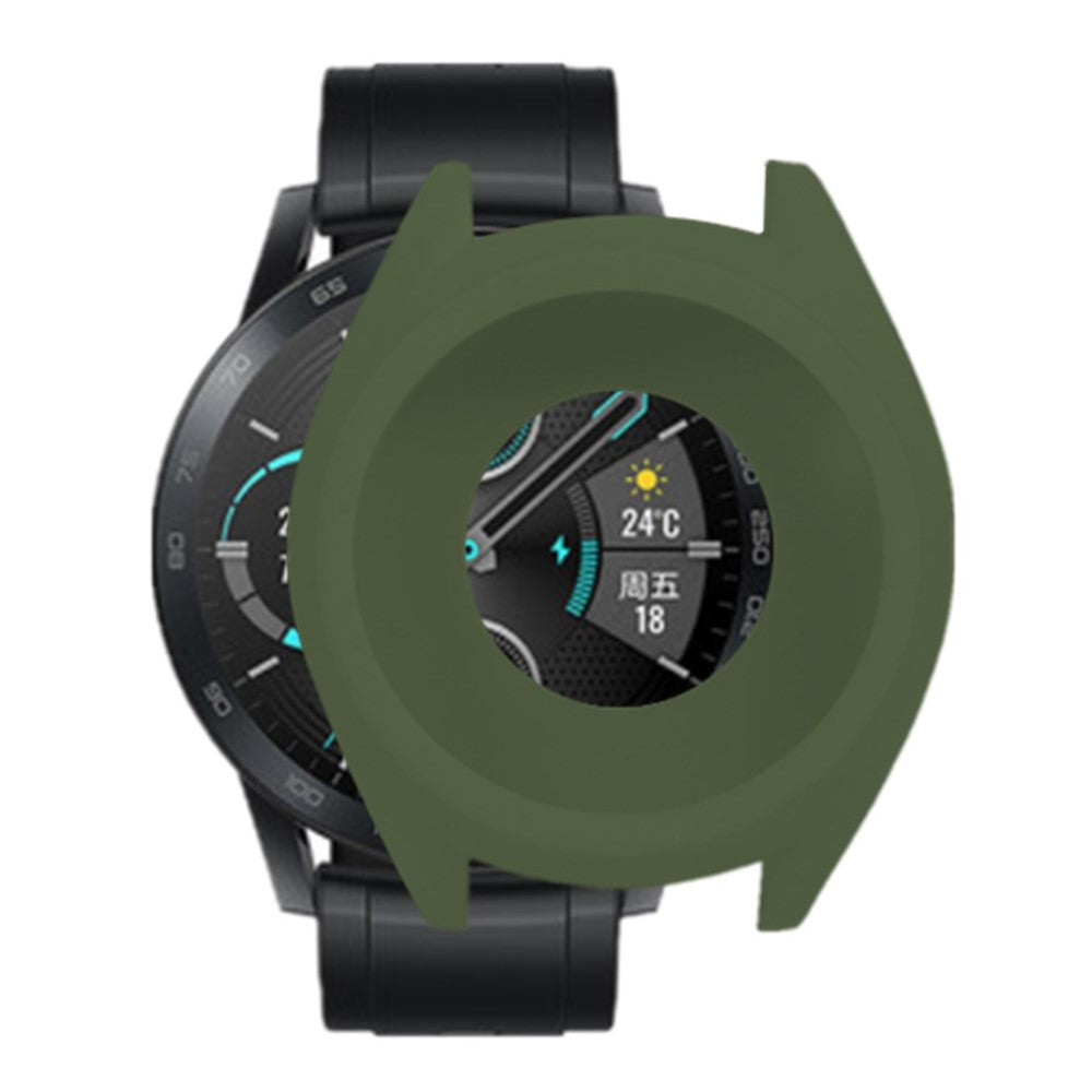 Beskyttende Silikone Universal Bumper passer til Huawei Watch GT 2 42mm / Huawei Watch GT 2 46mm - Grøn#serie_7