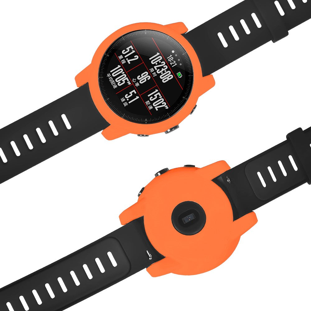 Beskyttende Silikone Bumper passer til Amazfit Stratos 2 \ 2s - Orange#serie_2