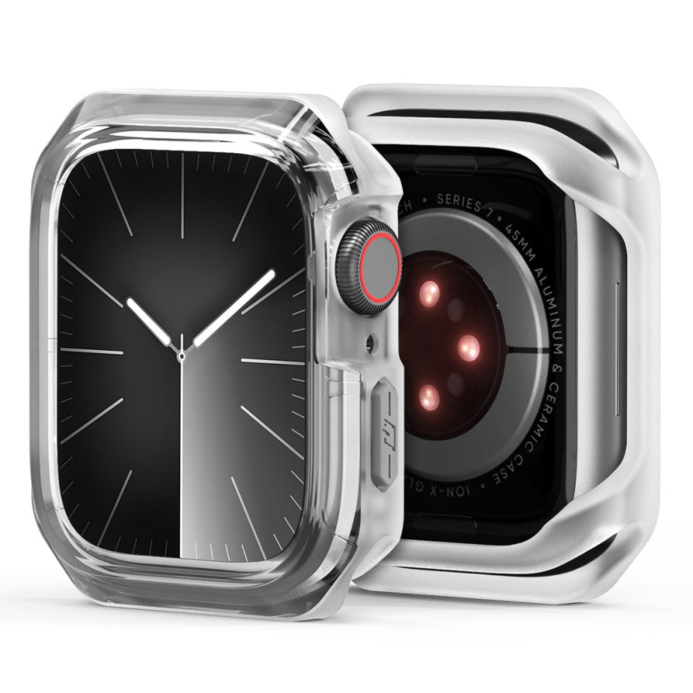 Beskyttende Silikone Cover passer til Apple Smartwatch - Hvid#serie_6