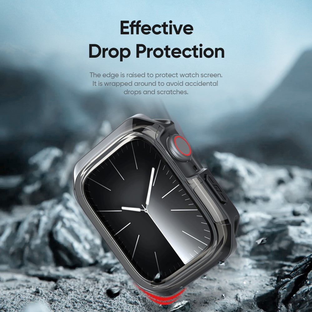 Meget Fint Silikone Cover passer til Apple Smartwatch - Sort#serie_2