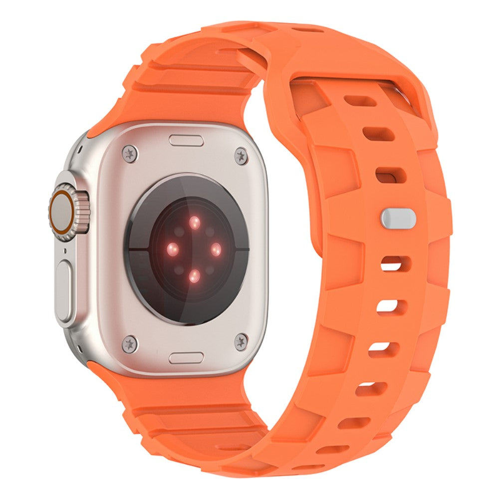 Vildt Rart Silikone Universal Rem passer til Apple Smartwatch - Orange#serie_1