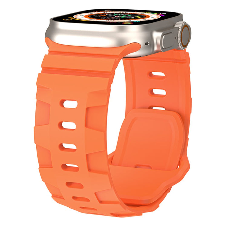 Vildt Rart Silikone Universal Rem passer til Apple Smartwatch - Orange#serie_1