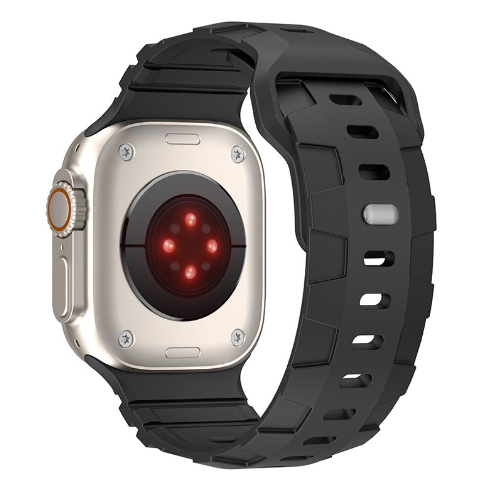 Vildt Rart Silikone Universal Rem passer til Apple Smartwatch - Sort#serie_2
