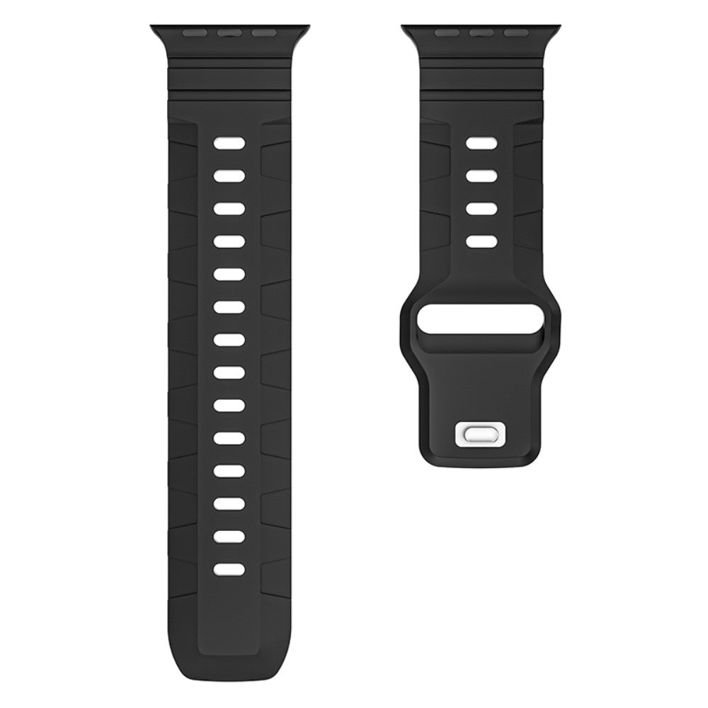 Vildt Rart Silikone Universal Rem passer til Apple Smartwatch - Sort#serie_2