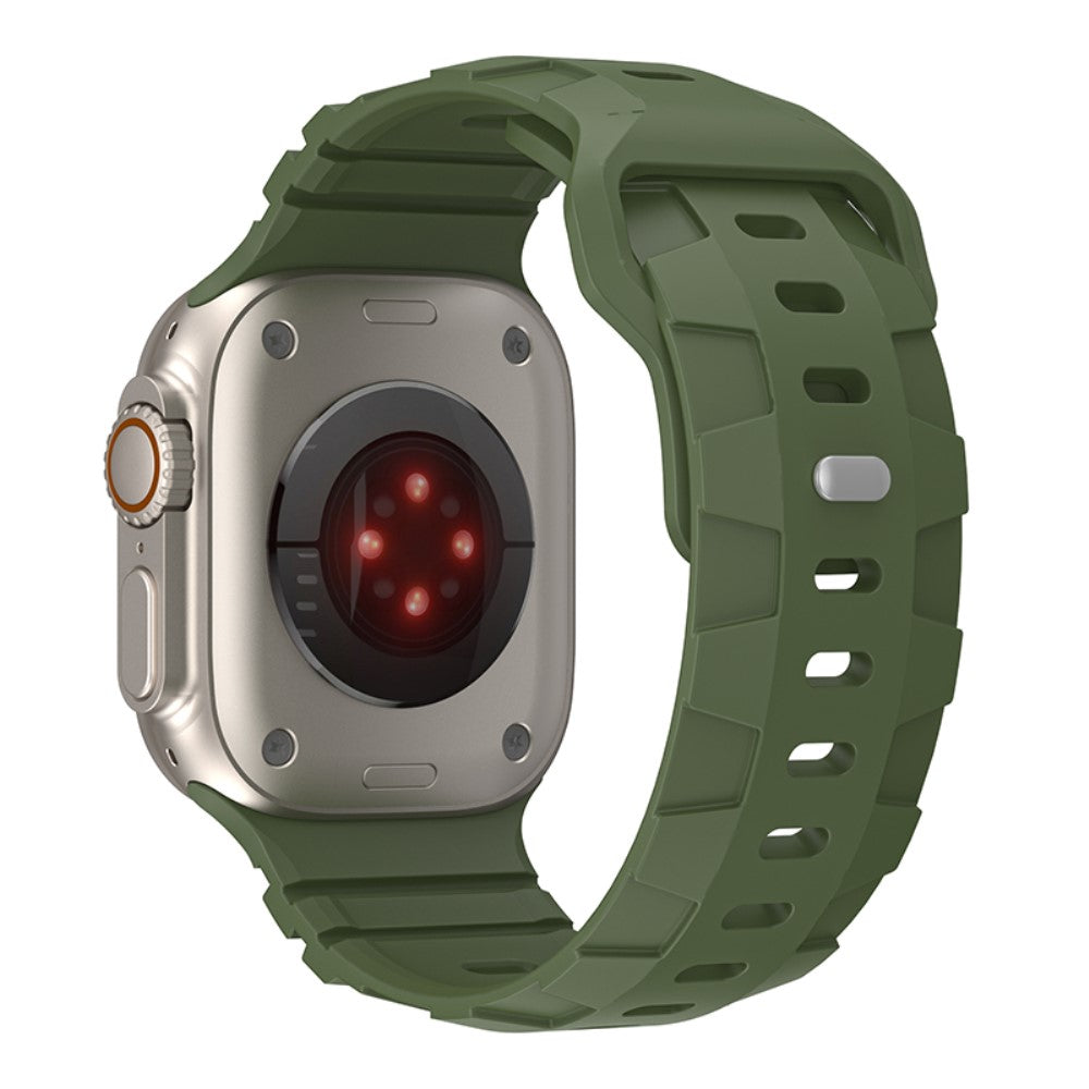Vildt Rart Silikone Universal Rem passer til Apple Smartwatch - Grøn#serie_3