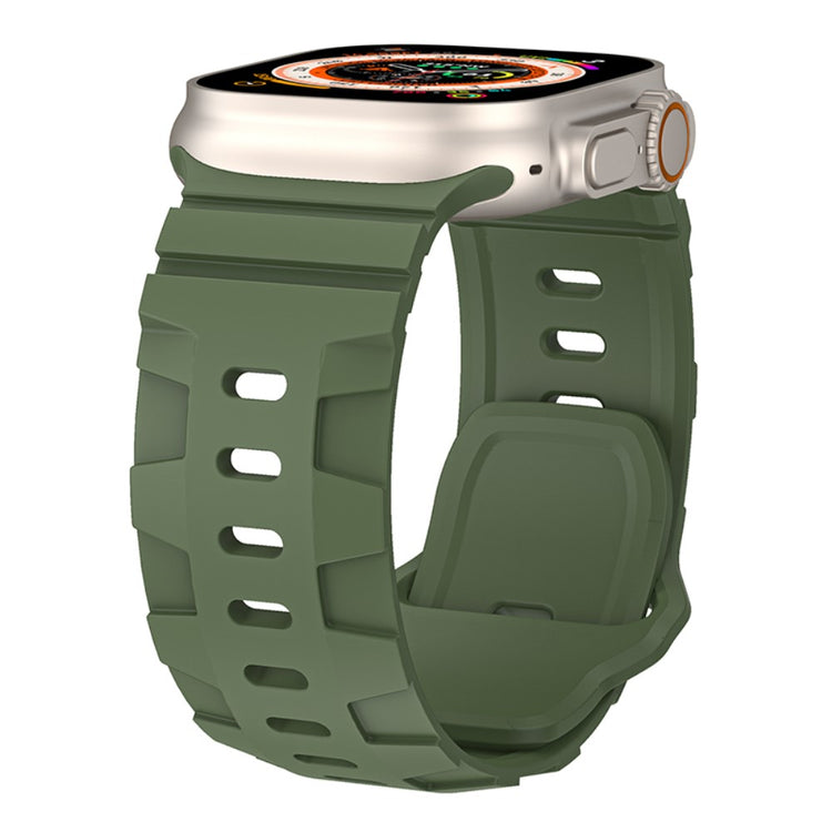 Vildt Rart Silikone Universal Rem passer til Apple Smartwatch - Grøn#serie_3