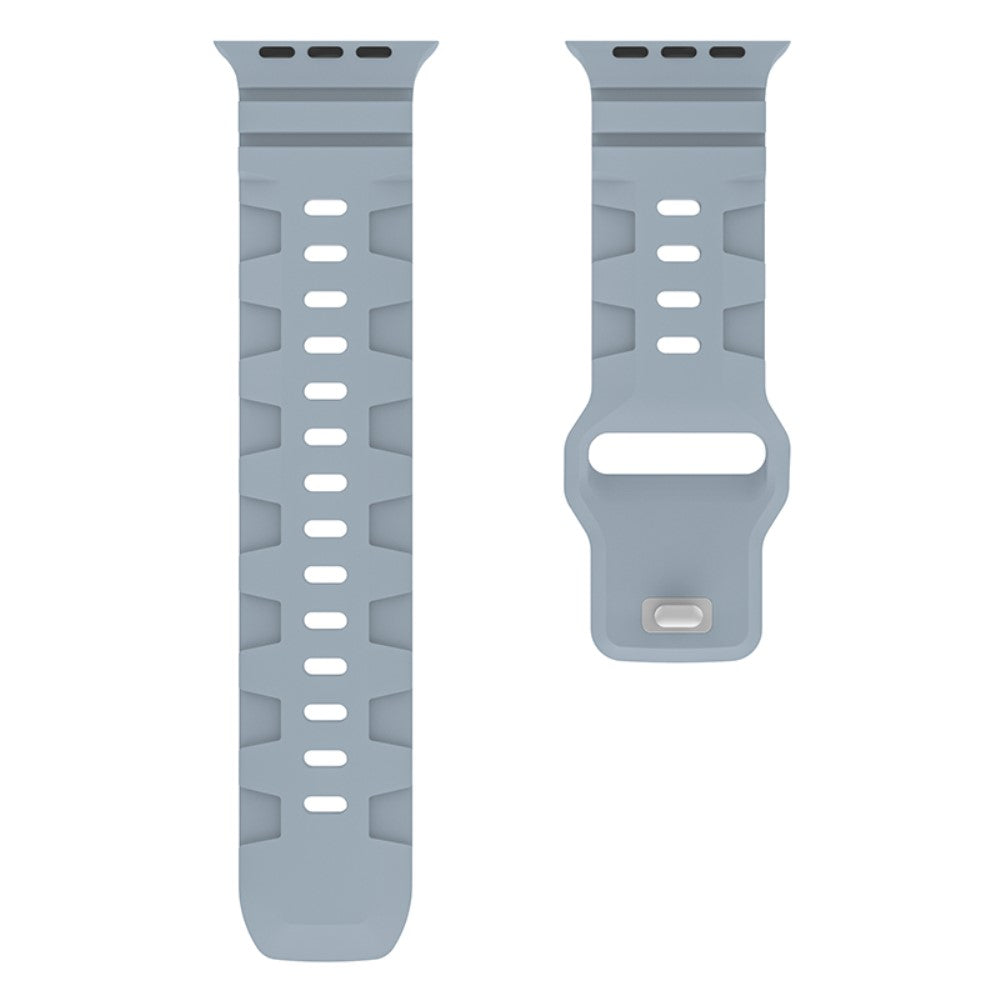 Vildt Rart Silikone Universal Rem passer til Apple Smartwatch - Blå#serie_4