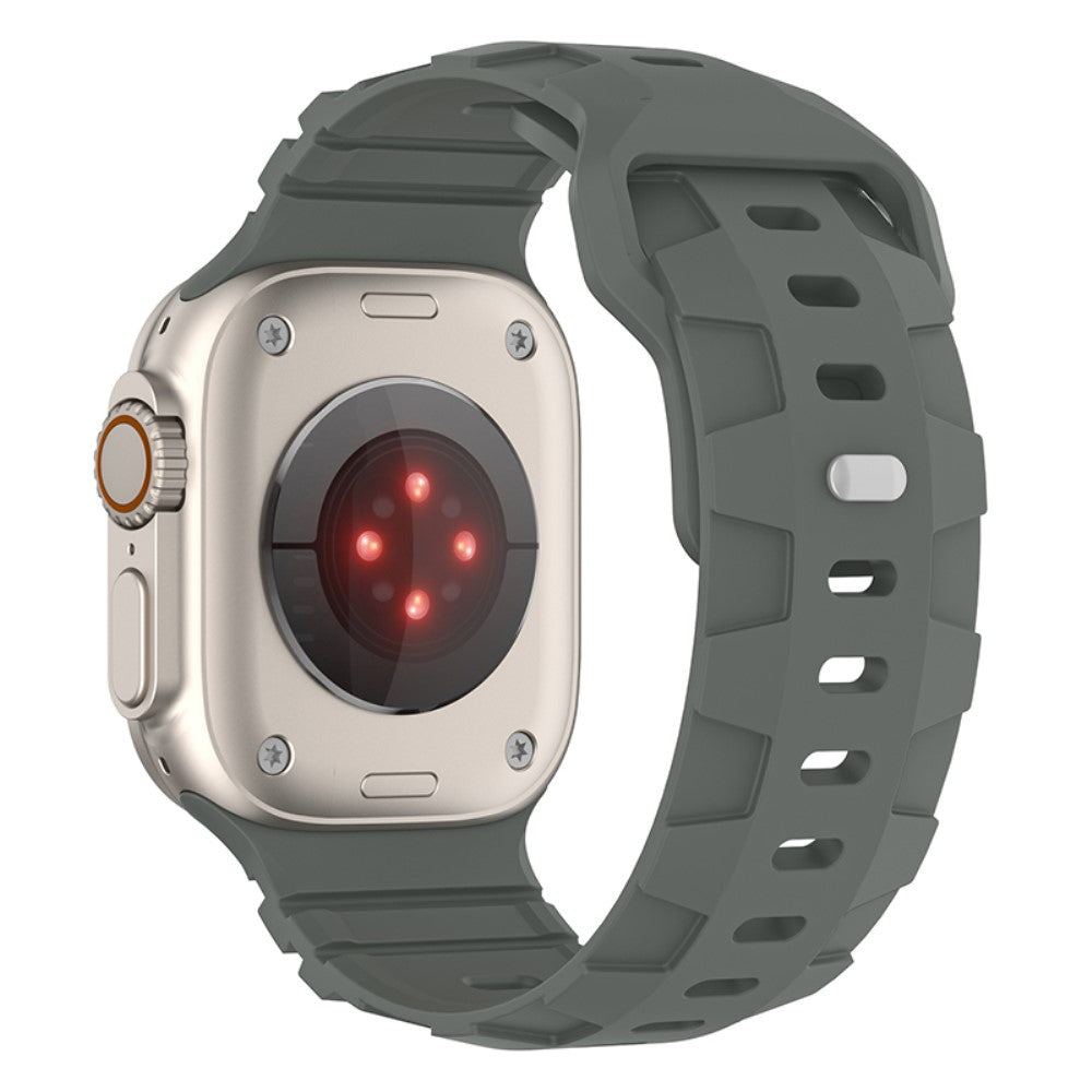 Vildt Rart Silikone Universal Rem passer til Apple Smartwatch - Sølv#serie_5