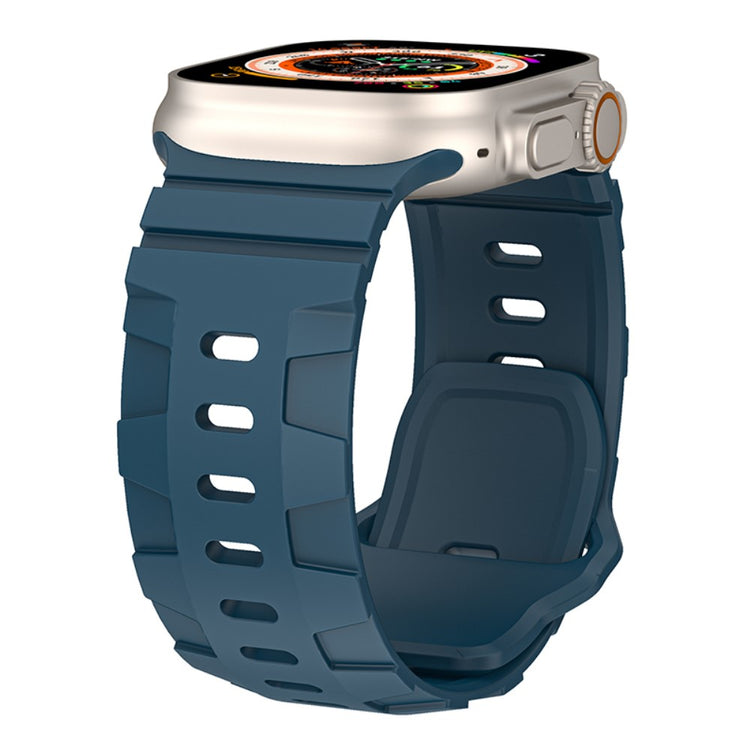 Vildt Rart Silikone Universal Rem passer til Apple Smartwatch - Blå#serie_6
