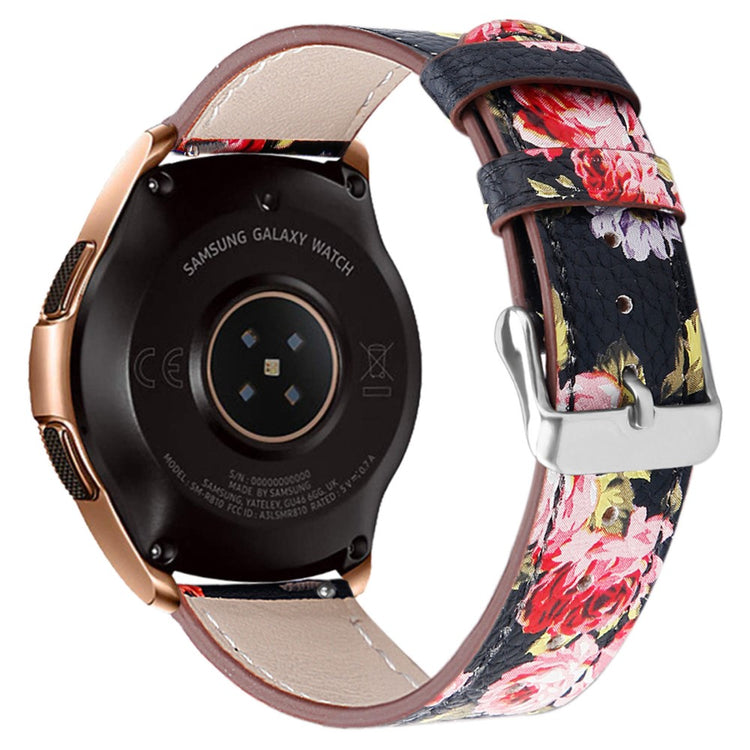 Helt Vildt Holdbart Ægte Læder Universal Rem passer til Smartwatch - Pink#serie_4