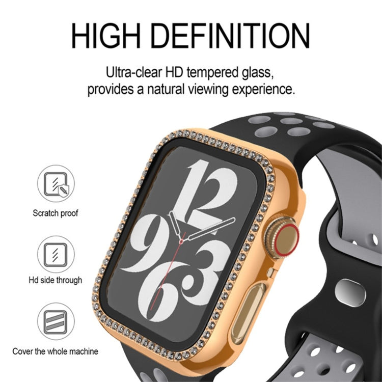 Vildt Flot Glas Universal Rem passer til Apple Smartwatch - Guld#serie_6