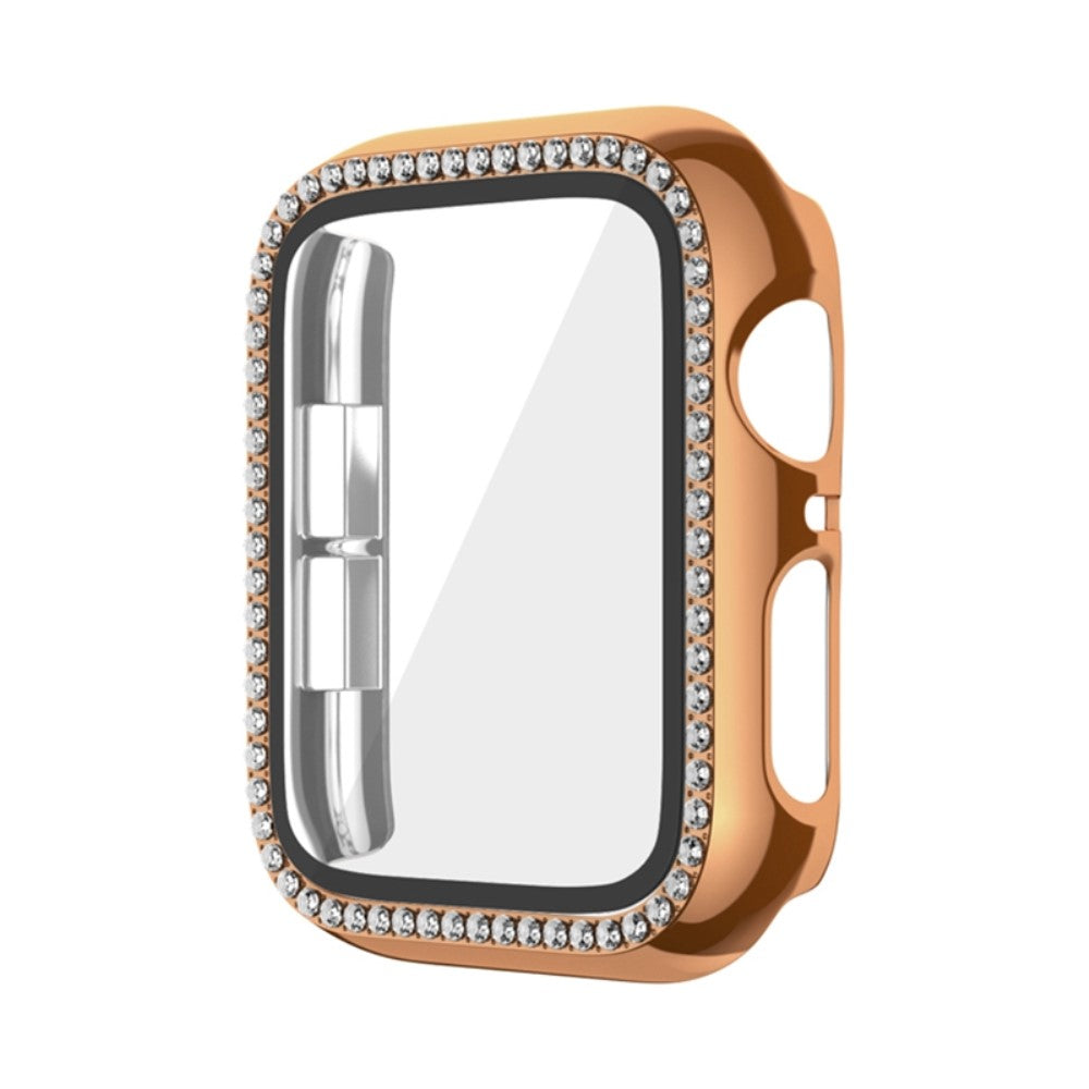 Vildt Godt Rhinsten Og Glas Universal Rem passer til Apple Smartwatch - Pink#serie_1
